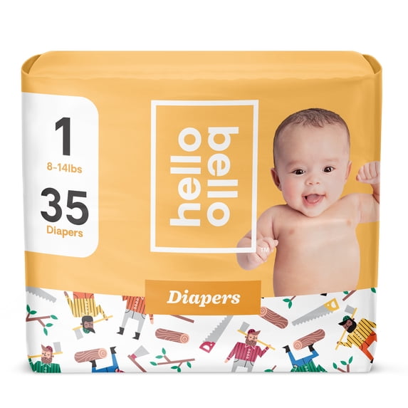 Hello Bello Diapers - Log Cutters - Size 1 (35ct)