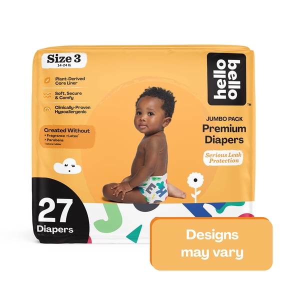 Hello Bello Diapers, Size 3, 27 Count (Select for More Options)