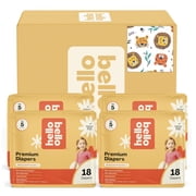 Hello Bello Diapers, Size 5 27 lbs Wild Cats, 72 Count Value Pack of Premium Disposable Baby Diapers, Hypoallergenic with Soft, Cloth-Like Feel