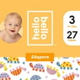 thumbnail image 1 of Hello Bello Diapers - Tiny Turdles - Size 3 (27ct), 1 of 2