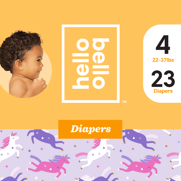 Hello Bello Diapers Unicorn Pants Size 4 23ct