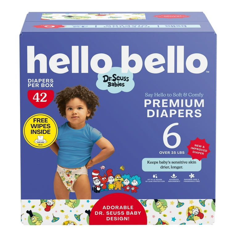 Hello Bello Premium Dr. Seuss Babies Diapers Club Box with Bonus