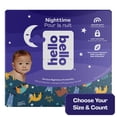 thumbnail image 1 of Hello Bello Overnight Diapers, Infant Size 4, Unisex Snoozy Sloths & Sleepy Campers, 68ct, 1 of 9
