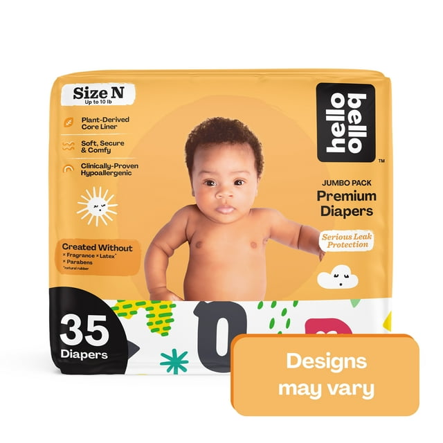 Hello Bello Premium Baby Diapers I Affordable Hypoallergenic and Eco