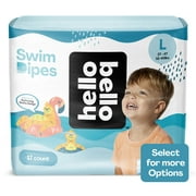 Hello Bello Swim Diapers, Large (Size 6) for Toddlers, 17ct Pack (Select for More Options)