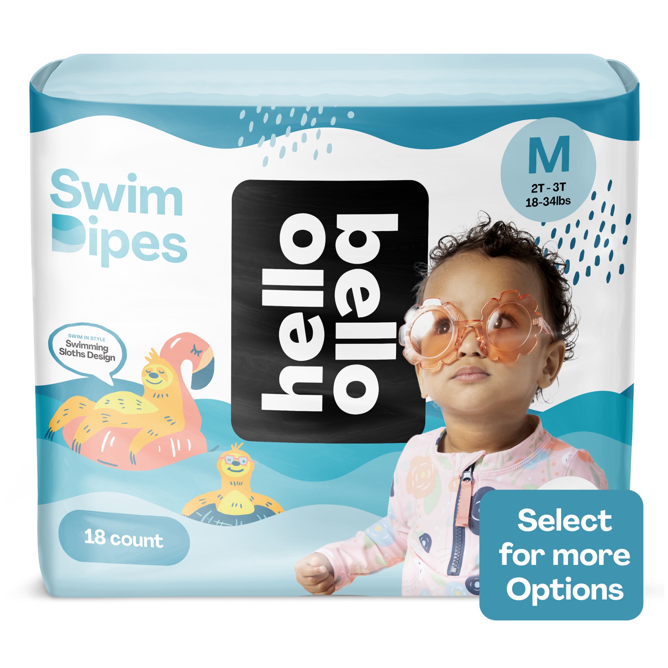 Hello Bello Swim Diapers Medium 4T 5T for Toddlers 18ct Pack