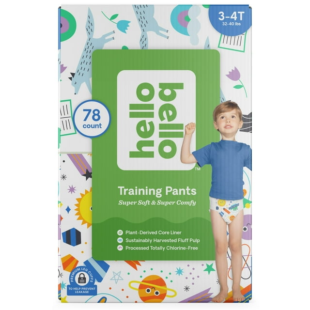 Hello Bello Training Pants I Size Large (3T4T) I 78 Count Bedtime