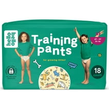 Hello Bello Training Pants for Toddlers 4T/5T, Unisex Lil Barkers, 18ct (Choose Your Size)