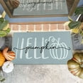 thumbnail image 1 of Hello Blue Pumpkin Decorative Fall Door Mat 30 X 17 Inch, Autumn Pumpkin Thanksiving Door Mat Low Profile Non Slip Floor Mat for Home Decor, 1 of 6