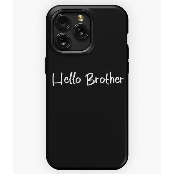Hello Brother Damon Salvatore Vampire Diaries Quote A845 Phone Case for iPhone 11 to 17 Pro Max