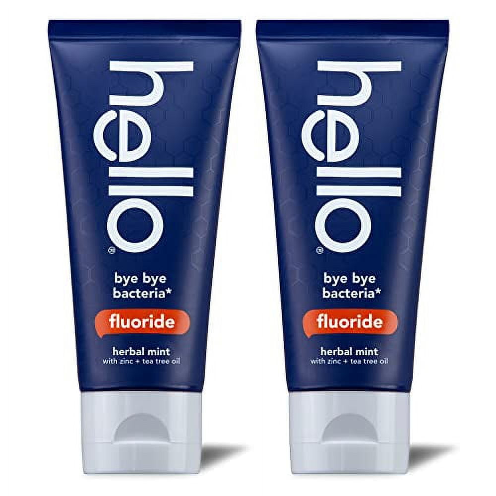 Hello Bye Bye Bacteria, Toothpaste with Fluoride, Bad Breath Toothpaste