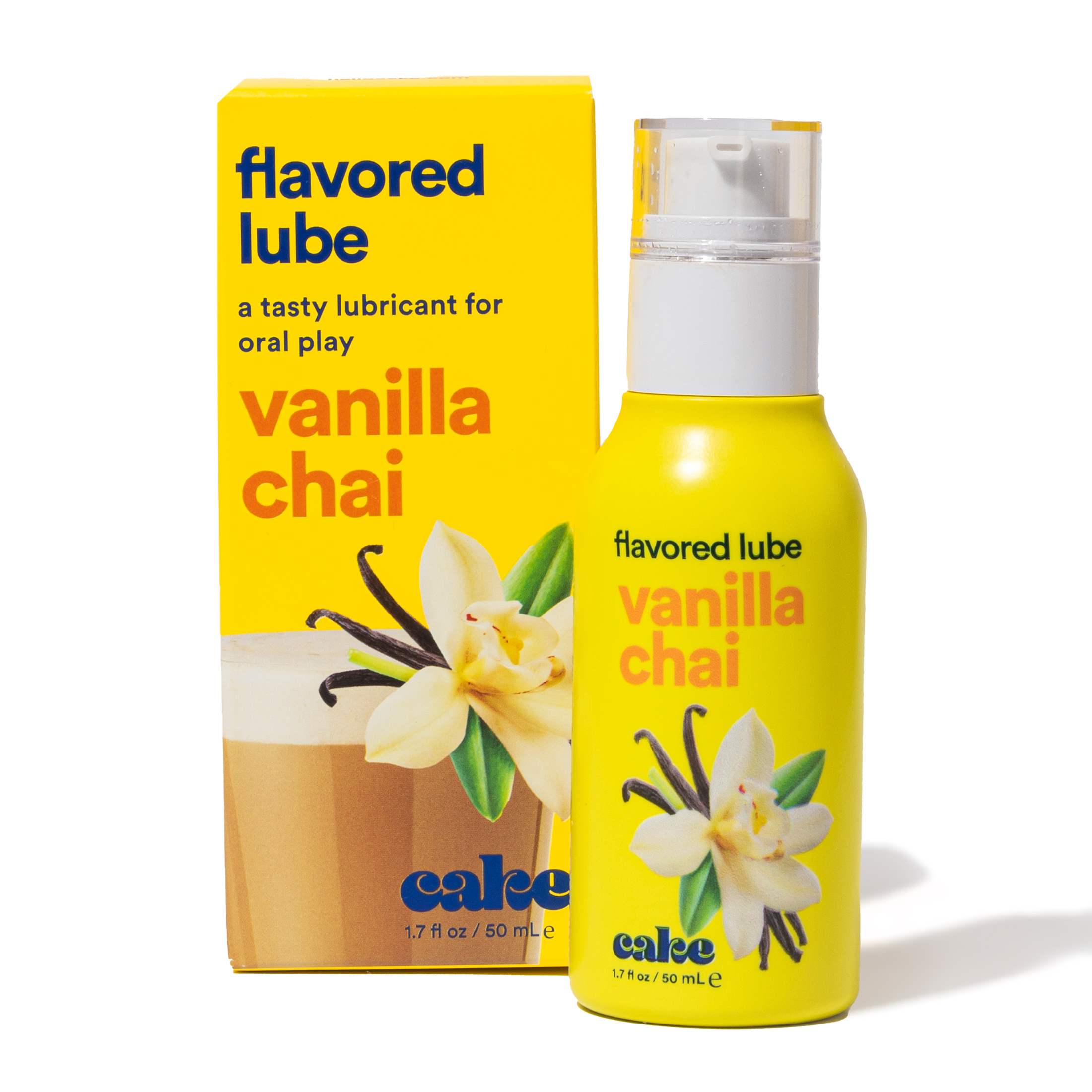 Hello Cake Flavored Lube Vanilla Chai Edible Water Based For Oral Sex 17 Fl Oz