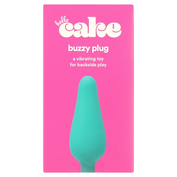 Hello Cake Rechargeable Waterproof Bullet Vibrator for Anal Play with 10 Modes, Teal, 1 Count