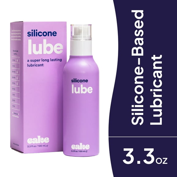 Hello Cake Silicone Sex Lube, Long-Lasting Lubricant, 3.3 oz