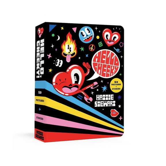 Hello Cheeky : 50 Postcards with Stickers (Cards)