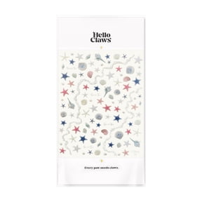 Hello Claws Star Fish 5D Nail Art Sticker, 1 Sheet Nail Art Sticker Pack
