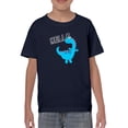 thumbnail image 1 of Hello Cute Kiddie Dino T-Shirt Juniors -Image by Shutterstock,  x-Small, 1 of 4