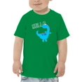 thumbnail image 1 of Hello Cute Kiddie Dino T-Shirt Toddler -Image by Shutterstock,  5 Toddler, 1 of 4