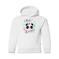 thumbnail image 1 of Hello Cute Panda Hoodie Juniors -Image by Shutterstock,  Large, 1 of 4