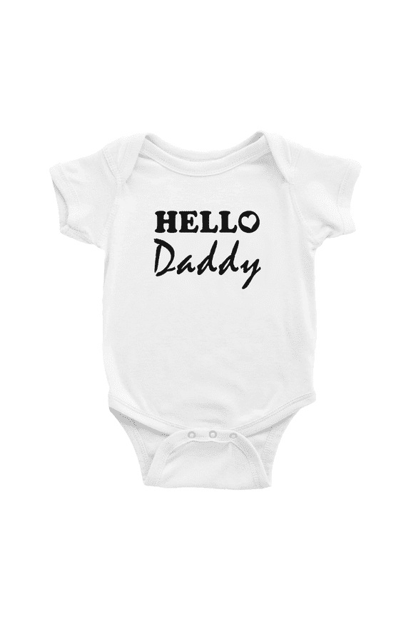 Hello Daddy Cute Baby Rompers Boy Girl Unisex