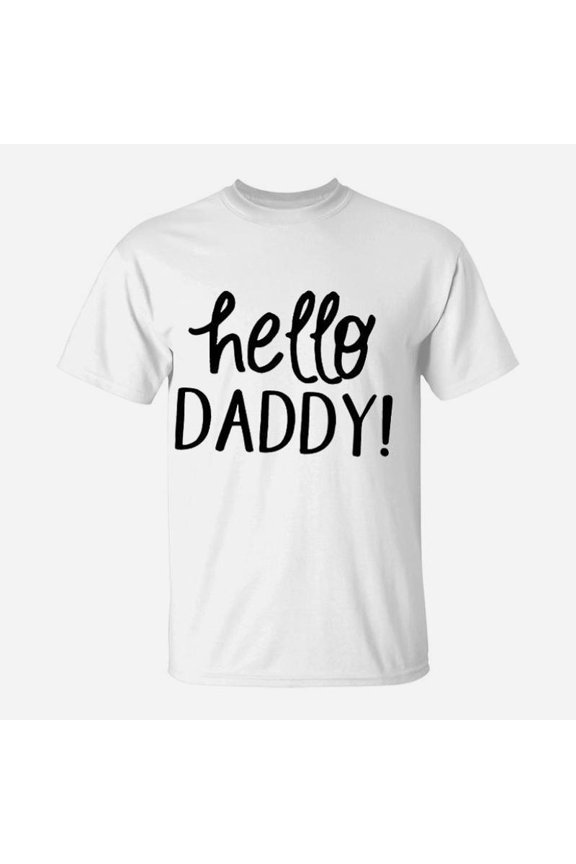 Hello Daddy Surprise Announcement TShirt