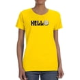 thumbnail image 1 of Hello Daisy Flower T-Shirt Women -Image by Shutterstock, Female Medium, 1 of 4