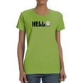 thumbnail image 1 of Hello Daisy Flower T-Shirt Women -Image by Shutterstock, Female Small, 1 of 4