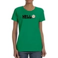 thumbnail image 1 of Hello Daisy Flower T-Shirt Women -Image by Shutterstock, Female Small, 1 of 4