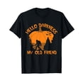 thumbnail image 1 of Hello Darkness My Old Friend Halloween Bigfoot Pumpkin T-Shirt, 1 of 5