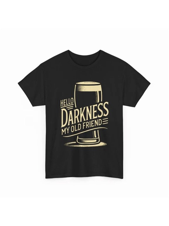 Hello Darkness My Old Friend Shirt S-5Xl BLACK Unisex S-5XL Hot Trending Shirt, Vintage Birthday Gift