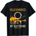 thumbnail image 1 of Hello Darkness My Old Friend Solar Eclipse April 8, 2024 Tee T-Shirt, 1 of 2