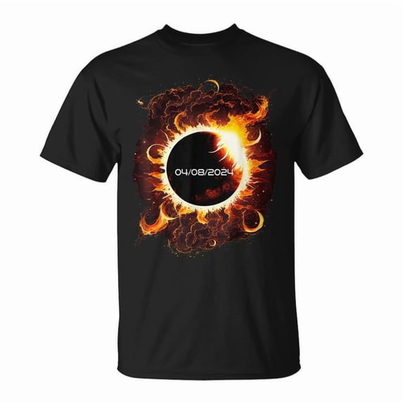 Hello Darkness My Old Friend Pink Solar Eclipse April T-Shirt – Funny Celestial Event Graphic Tee for Men Women Kids, April 8 2024 Totality Humor Shirt, Unique Astronomy Lover , Size M, Color Black