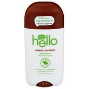 Hello Deodorant with Shea Butter, Sweet Coconut, 2.6 oz