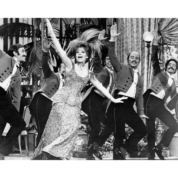 Hello Dolly 1969 Barbra Streisand singing title song in this scene poster 24x30