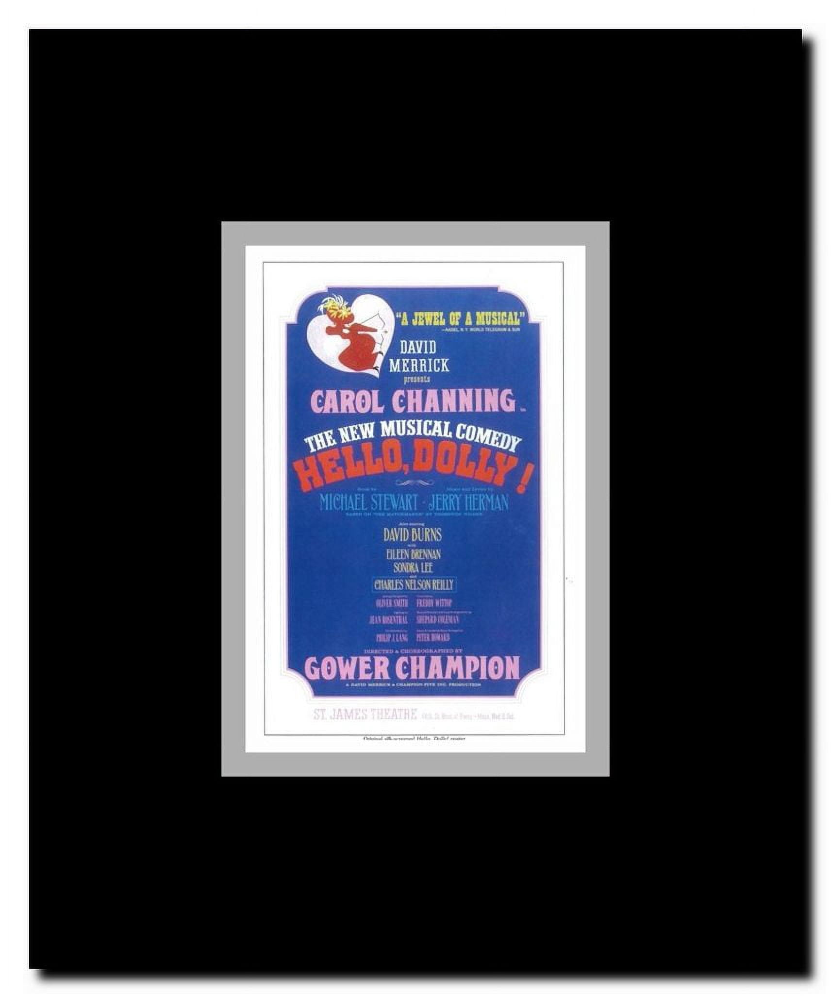 Hello Dolly (Broadway) Framed Movie Poster