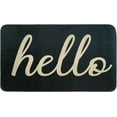 thumbnail image 1 of Hello Door Mat Welcome Mats Indoor Outdoor,Rubber Non Slip 30"x17"Durable Floor Mat Non Slip Rug Ultra Absorb Mud Easy Clean Front Doormat for Entryway,Patio,Kitchen and Living Room, 1 of 6