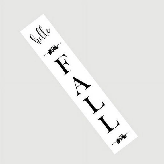 Hello FALL Sign Stencil by Designer Stencils (7 mil plastic)