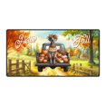 thumbnail image 1 of Hello Fall Autumn Wreath Great Dane Pumpkins Pickup Truck Desk Mat Full Keyboard Mouse Pad Danes Dog Lover Gifts Large Mousepad - 13011, 1 of 5