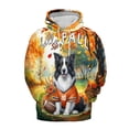 thumbnail image 1 of Hello Fall Border Collie Football Welcome Autumn with Leaves Pumpkins All Over Print 3D Hoodie Unisex Merch Hoodies Borders Dog Lovers Gifts Idea - 00012, 1 of 6