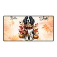 thumbnail image 1 of Hello Fall English Springer Spaniel Scarf Welcome Autumn with Leaves Pumpkins Desk Mat Full Keyboard Mouse Pad Springers Dog Lover Gifts Large Mousepad - 00011, 1 of 5