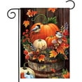 thumbnail image 1 of Hello Fall Garden Flags 12.5x18 Double Sided,Thanksgiving Pumpkin Garden Flag,Sunflower Small Yard Flags for Outside,Autumn Outdoor Decorations for Home, 1 of 6