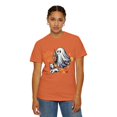thumbnail image 1 of Hello Fall Ghost, Comfort Colors Short Sleeve T-Shirt, Sizes S-4X, 1 of 6