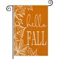 thumbnail image 1 of Hello Fall Maple Leaves Garden Flag Burlap Vertical Double Sided 12.5x18 Orange Autumn Leaf Small Yard Flags Thanksgiving Harvest Home Farmhouse Outdoor Decoration, 1 of 6
