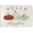 thumbnail image 1 of Hello Fall Pumpkin Bath Mat Rug for Bathroom Floor Plush Mats Small Bathmats Soft Washable Non Slip Absorbent Shower Carpet Kitchen Sink Rugs Bathroom Decor Accessories, 1 of 6