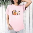 thumbnail image 1 of Hello Fall Pumpkin Love Fall Yall Thanksgiving Unisex T-Shirt, up to size 5XL, 1 of 3