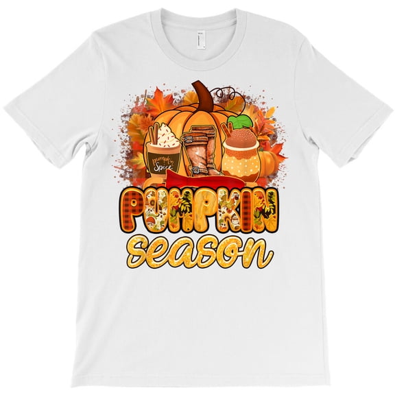 Hello Fall Pumpkin Season Autumn Season Lovers Fall Vibes, - High Quality G17782 Unisex T-Shirt, Up to Size 5XL