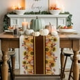 thumbnail image 1 of Hello Fall Pumpkin Table Runner, Autumn Thanksgiving Kitchen Dining Table Decoration for Home Party Decor 13x60 Inches, 1 of 9