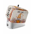 thumbnail image 1 of Hello Fall Small Toaster Cover 2 Slice, Kitchen Appliance Covers, Thanksgiving Gnomes Botanical Autumn Toaster Oven Cover with Loop, Bread Machine Cover Polyester Dust Cover Protection, 1 of 4
