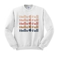 thumbnail image 1 of Hello Fall Sweatshirt Unisex Large White, 1 of 5