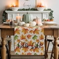 thumbnail image 1 of Hello Fall Table Runner, Autumn Thanksgiving Kitchen Dining Table Decoration for Home Party Decor 13x72 Inches, 1 of 9